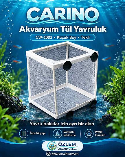 Akvaryum Tül Yavruluk CW-1003 Küçük Boy Tekli