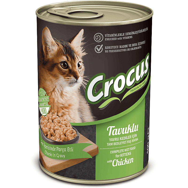 Crocus Yavru Kedi Tavuklu Yaş Mama 400g - 2